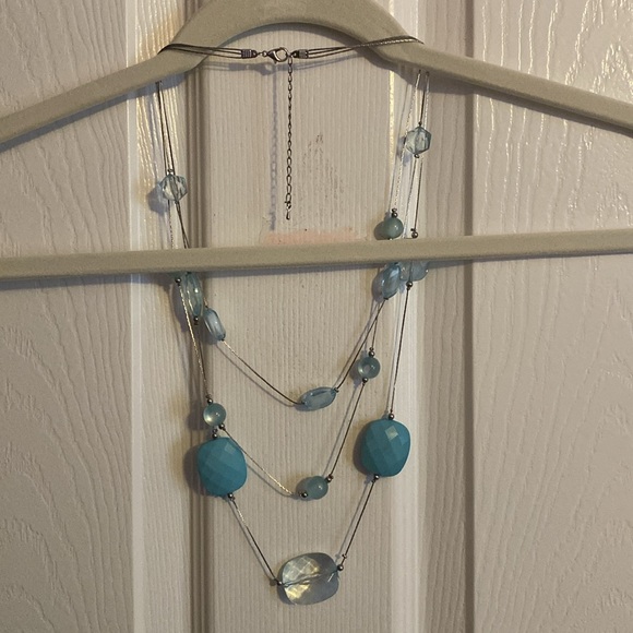 Kohl’s Spring Blue Layered Necklace - Picture 2 of 7